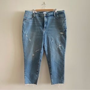 Good American weekender high waisted jeans NWT